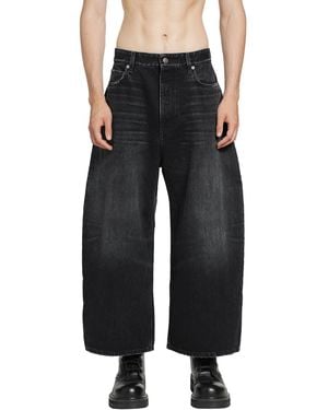 Balenciaga Curved Jeans - Black