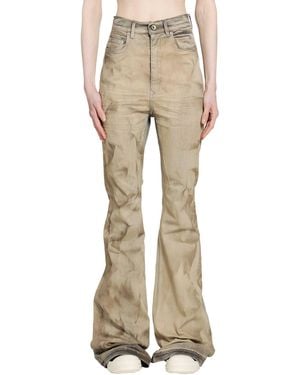 Rick Owens Temple Bolan Bootcut Jeans - Natural