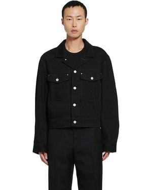 Lemaire Trucker Jacket - Black