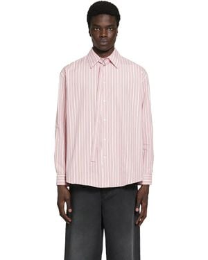 Marni Striped Poplin Shirt - Pink