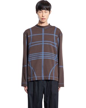Craig Green Flatlock Long Sleeve T-shirt - Blue