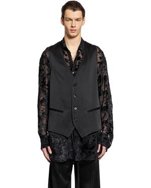 Ann Demeulemeester Jukko Classic Waistcoat - Black