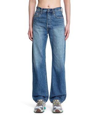 Kapital 14Oz Denim 5P Monkey Cisco Jeans - Blue