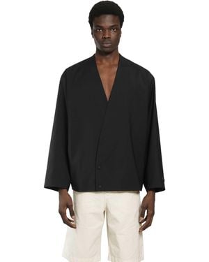 Fear Of God Relaxed Lapeless Jacket - Black