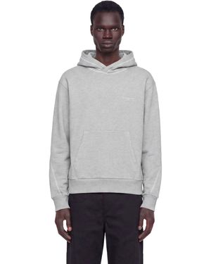 Givenchy Couture Seam Contrast Stitch Hoodie - Grey