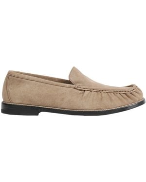 CUOIO DI TOSCANA Paul Andrew X Suede Loafers - Natural