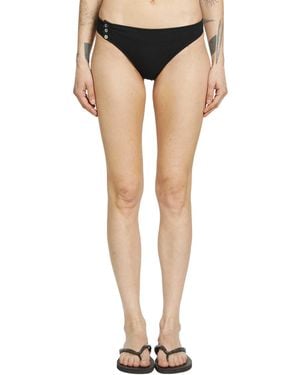 TOTEME Ribbed Bikini Bottoms - Blue
