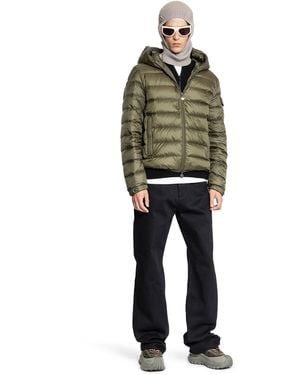 Moncler Najan Hooded Short Down Jacket - Green