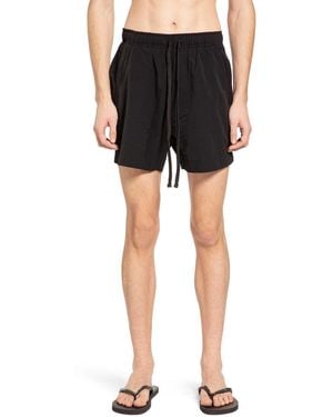 Thom Krom Stretch Nylon Swim Shorts - Black