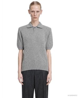 Petar Petrov Sharp Line Polo - Gray