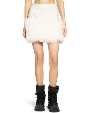 Moncler Teddy Mini Skirt - White