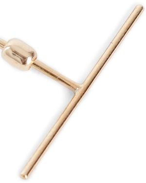 Shihara Single Post Pierce Earring - Brown