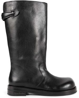 Acne Studios Leather Boots - Black