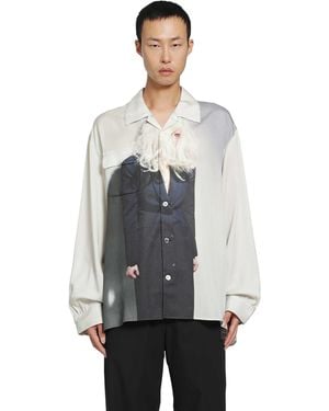 Undercover Cindy Sherman Rayon Shirt - Grey