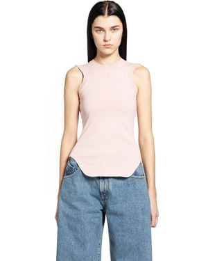 The Attico Light Jersey Tank Top - Blue