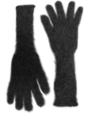 Maison Margiela Wool Gloves - Black