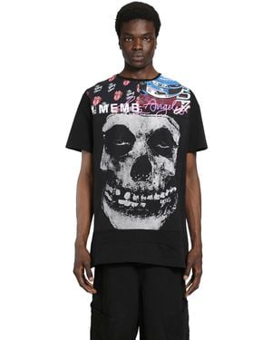 Massimo Sabbadin Printed Jersey T-Shirt - Black