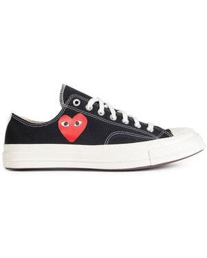 COMME DES GARÇONS PLAY Small Heart Low Top Trainers - Blue