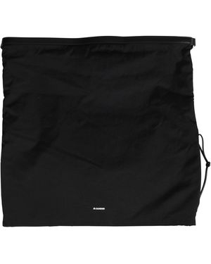 Jil Sander Soft Roller Hobo Bag - Black