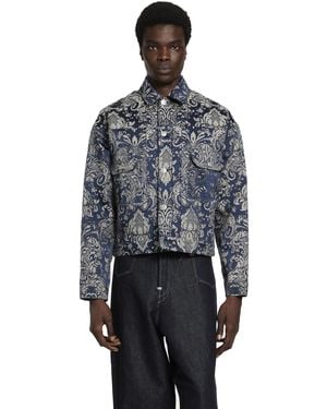 Junya Watanabe X Levi's Damask Jacket - Blue