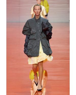 Prada Technical Taffeta Skirt - Blue