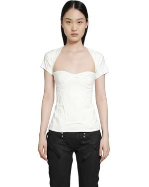 Dilara Findikoglu Rapture Top - White