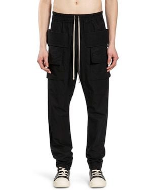 Rick Owens Temple Creatch Cargo Drawstring - Black
