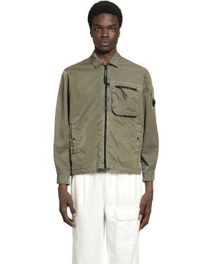 C.P. Company Panama-R Overshirt - Green