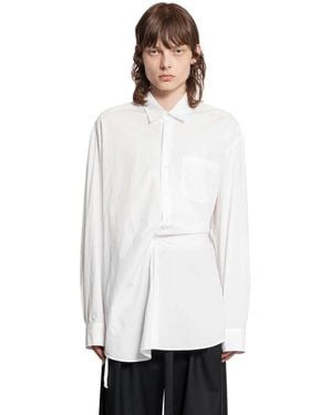 Ann Demeulemeester Mark High Comfort Shirt - White