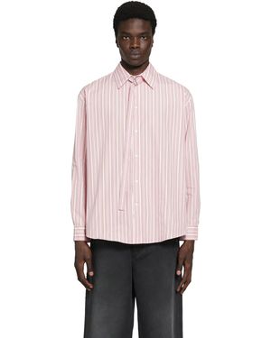 Marni Striped Poplin Shirt - Pink