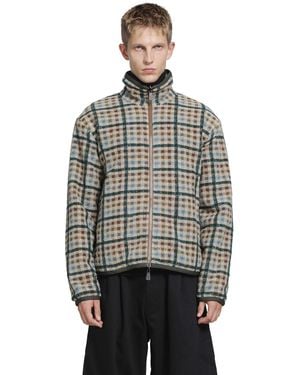 Moncler Reversible Teddy Zip-Up Sweatshirt - Gray