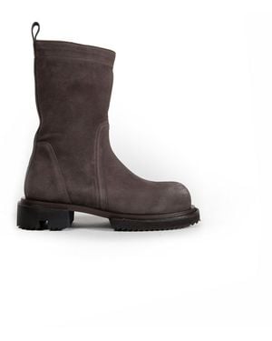 Rick Owens Temple Creeper Gabe Ankle Boots - Brown