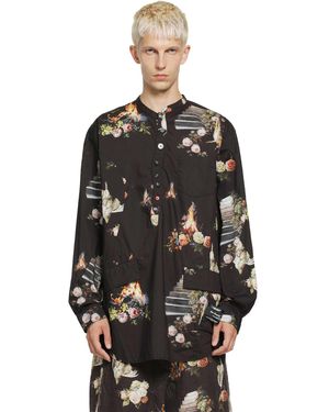 Undercover Long Sleeve Blouse - Black