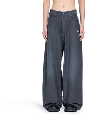 Balenciaga Trompe L'Oeil Joggers - Blue