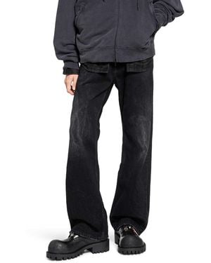 Balenciaga Relaxed Fit Pants - Black