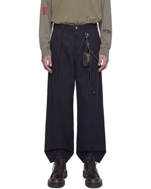 Song For The Mute Super Baggy Trousers - Blue