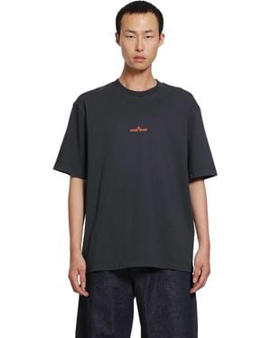 Stone Island 2100001 Cotton Jersey T-Shirt - Black