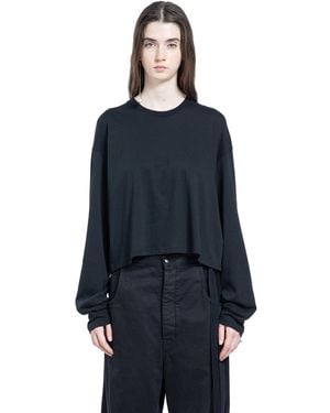 Ann Demeulemeester Nikita 'It Reminds Me' Long Sleeve T-Shirt - Blue