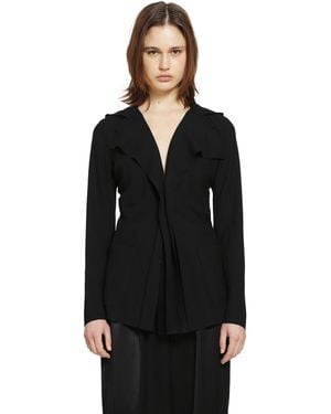 Junya Watanabe Pleated Blazer - Black