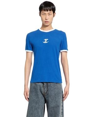 JORDANLUCA Baby Tee - Blue