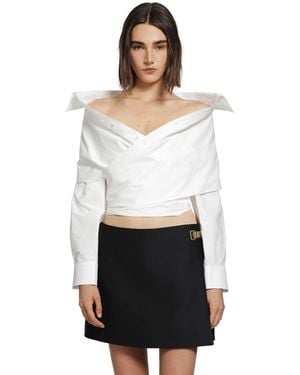 Balenciaga Wrap Shirt - White