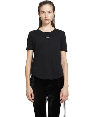 Ann Demeulemeester Floor Micro T-Shirt - Black