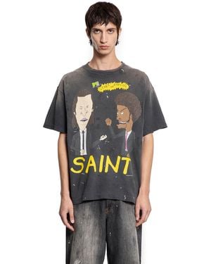 Saint Michael Rapture Short Sleeve Tee - Black