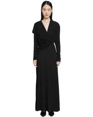 RETORI Jersey Long Dress - Black