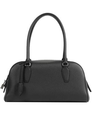 The Row Small E/W India Bag - Black