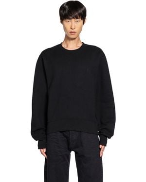 Saint Laurent Cassandre Sweatshirt - Black