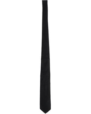 Our Legacy Embroidered Tie - Black