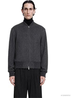Lardini Wool Jacket - Black