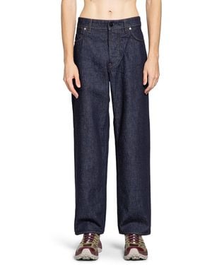 Stone Island Denim Regular Jeans Logo Patch - Blue