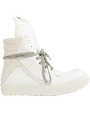 Rick Owens Tower Geobasket Trainers - White
